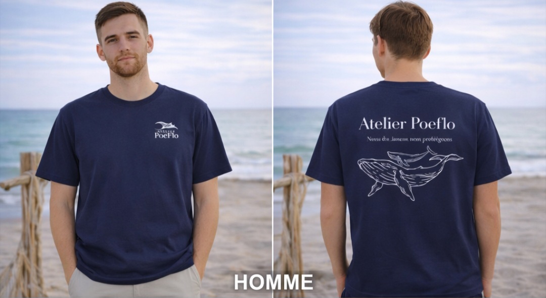 Tee-shirt coton Atelier Poeflo